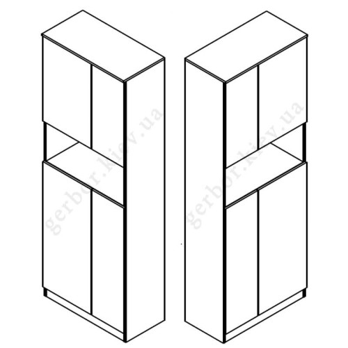 Фото пеналу ОФIС НЬЮ REG4D Гербор – схеми