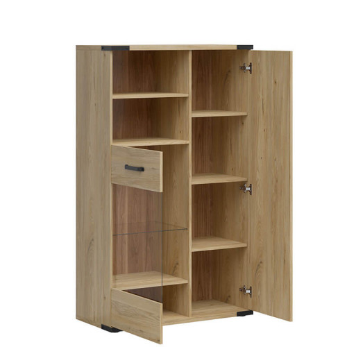 Фото вiтрини  з підсвіткою LARA REG1D1W/90_LED BRW – наповнення