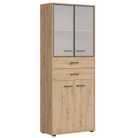 SPACE OFFICE Витрина с замком REG2D2W2S/200/Z BRW SPACE OFFICE Витрина с замком REG2D2W2S/200/Z BRW