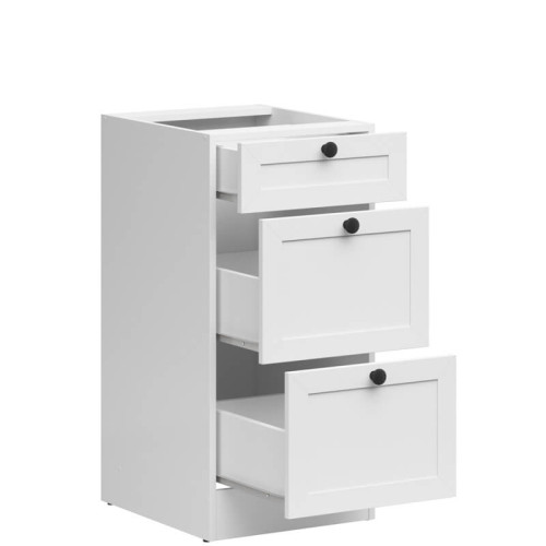 Фото тумби JUNONA LINE D3S/40/82 BBL BRW білий – наповнення