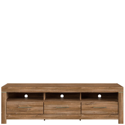 Фото тумбы ТВ GENT RTV3S/6/20 BRW дуб стирлинг - вид спереди