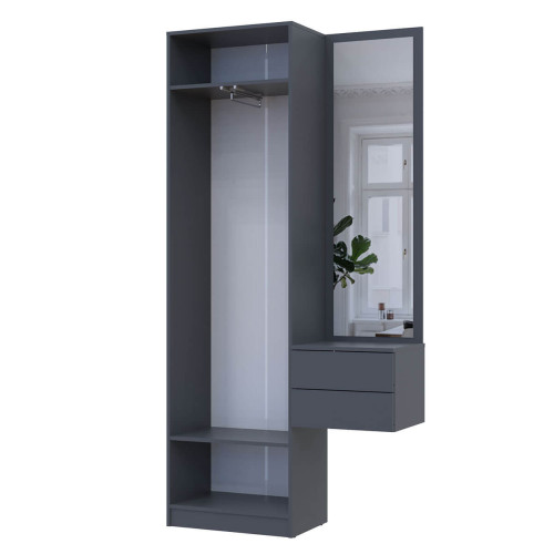СОЛА Передпокій 1+2 Шафа та Дзеркало з тумбою ДОРОС (DOROS)