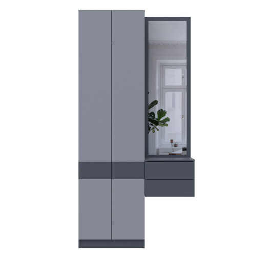 СОЛА Передпокій 1+2 Шафа та Дзеркало з тумбою ДОРОС (DOROS)