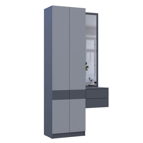 СОЛА Передпокій 1+2 Шафа та Дзеркало з тумбою ДОРОС (DOROS)