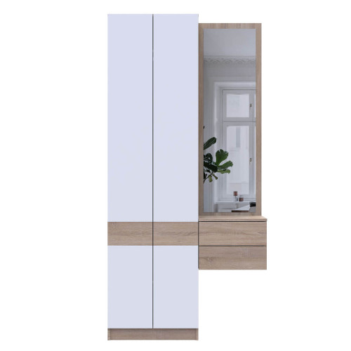 СОЛА Передпокій 1+2 Шафа та Дзеркало з тумбою ДОРОС (DOROS)
