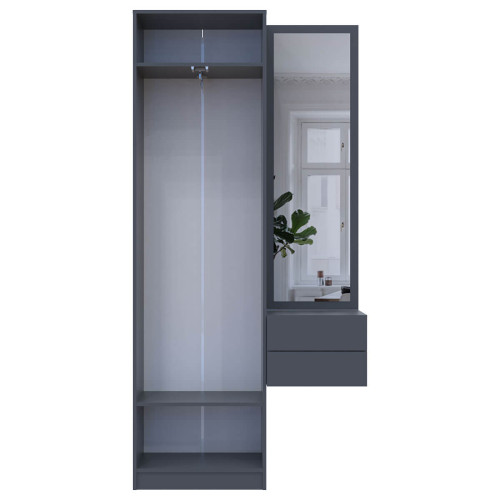 СОЛА Передпокій 1+2 Шафа та Дзеркало з тумбою ДОРОС (DOROS)