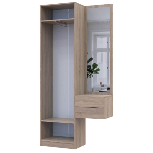 СОЛА Передпокій 1+2 Шафа та Дзеркало з тумбою ДОРОС (DOROS)