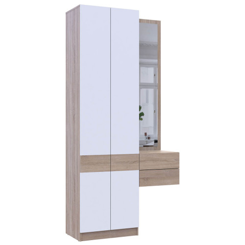 СОЛА Передпокій 1+2 Шафа та Дзеркало з тумбою ДОРОС (DOROS)