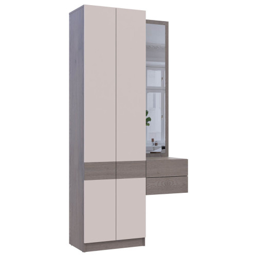 СОЛА Передпокій 1+2 Шафа та Дзеркало з тумбою ДОРОС (DOROS)