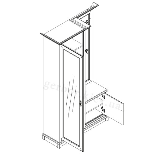 Фото передпокою 110L СОНАТА НЬЮ Гербор – схема наповнення