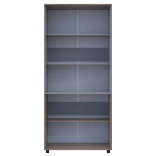 Фото шафи ТОРН 2 ДСП полиці ДОРОС (DOROS) кремона канноло / сірий – вигляд спереду наповнення