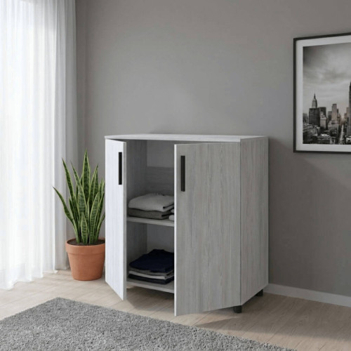 Фото тумби ТОРН 2 ДСП ДОРОС (DOROS) сосна натті в інтер'єрі – наповнення