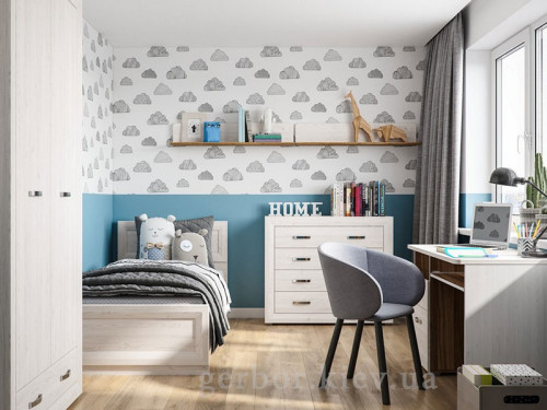 Фото письмового столу МАРКУС BIU1D1S БРВ (ВМК) в інтер'єрі дитячої