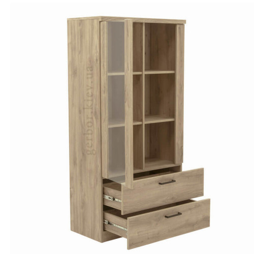 Фото низької вітрини DOORSET 1W2S MEBELBOS – наповнення