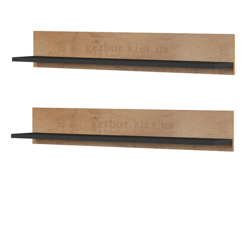 Фото полок SOHO CAMA MEBLE дуб лефкас / черный