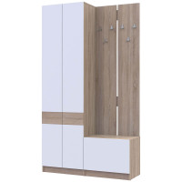 СОЛА Передпокій 1+3 Шафа та Вішак з тумбою ДОРОС (DOROS)