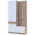 Фото передпокою 1+3 Шафа та Вішак з тумбою СОЛА ДОРОС (DOROS) дуб сонома / білий