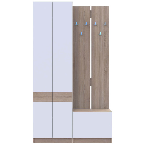 СОЛА Передпокій 1+3 Шафа та Вішак з тумбою ДОРОС (DOROS)