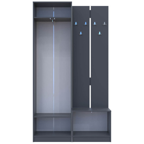 СОЛА Передпокій 1+3 Шафа та Вішак з тумбою ДОРОС (DOROS)