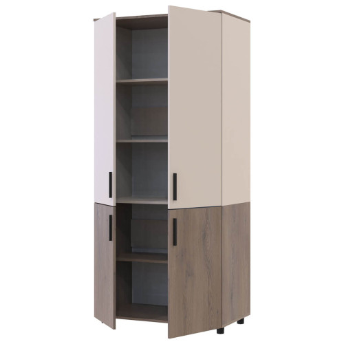 Фото шафи ТОРН 2 ДСП полиці ДОРОС (DOROS) кремона канноло / кашемір