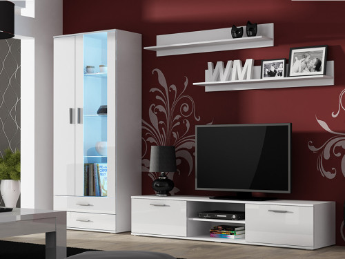 Фото комплекта мебели для гостиной SOHO 8 CAMA MEBLE белый / белый глянец