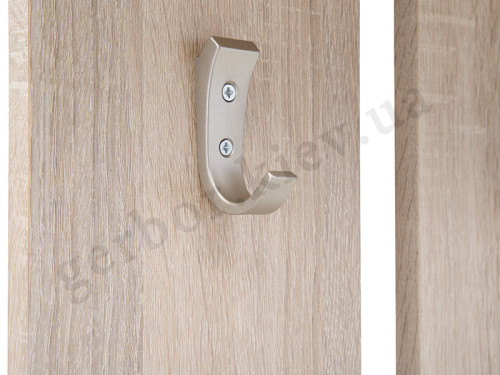 На фото крючок вешалки мебели для прихожей TOP-MIX VMV Holding дуб сонома