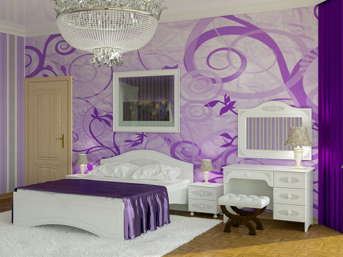 Фото туалетного столика БЕЛЛЬ АС-06 Санти в интерьере спальни