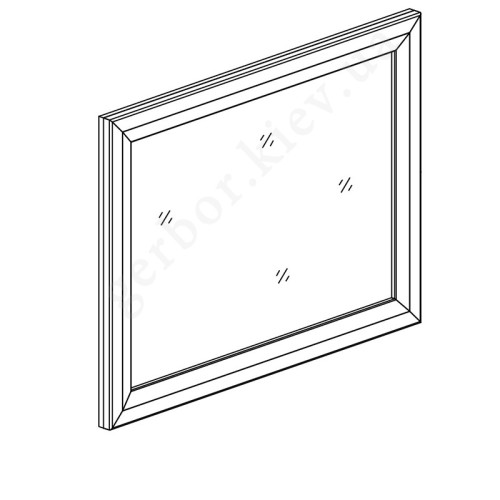 Фото дзеркала МАРКУС LUS БРВ (ВМК) – схема горизонтального розташування