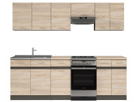 JUNONA LINE 230 ZBL Кухня BRW сонома JUNONA LINE 230 ZBL Кухня BRW сонома