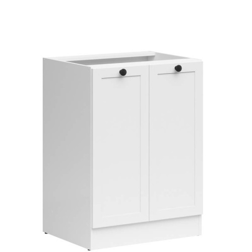 Фото тумби JUNONA LINE D2D/60/82 BBL BRW білий – вигляд збоку