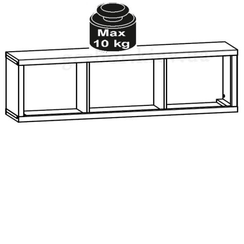 Фото полиці КАСПІАН SFW/140 БРВ  – схема 
