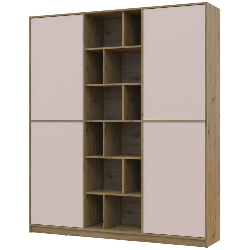 Фото шафи ДСП МОРГАН ДОРОС (DOROS) дуб артизан / кашемір