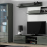 Фото комплекта мебели для гостиной SOHO 1 CAMA MEBLE серый / серый глянец