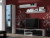 Фото комплекта мебели для гостиной SOHO 1 CAMA MEBLE белый / черный глянец