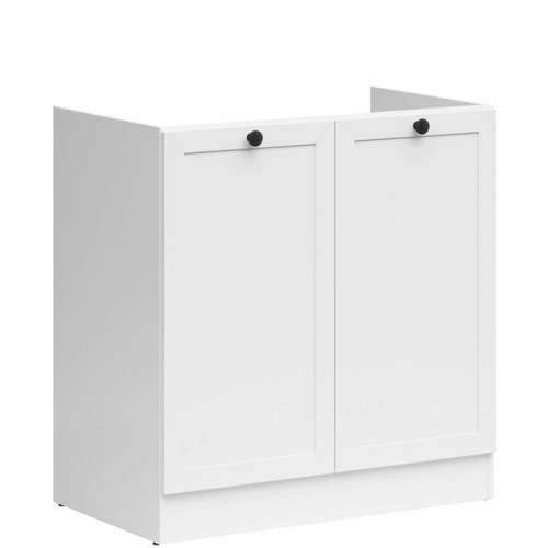 Фото тумби під мийку JUNONA LINE DK2D/80/82 BRW білий – вигляд збоку