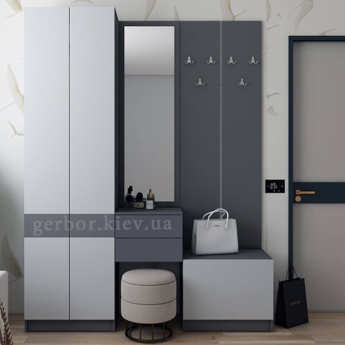 Фото передпокою СОЛА ДОРОС (DOROS) графіт / сірий