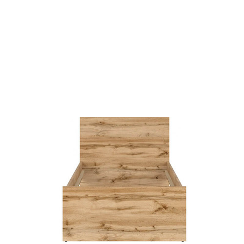 Фото ліжка з шухлядою NUIS LOZ/90_SZU BRW – вигляд спереду