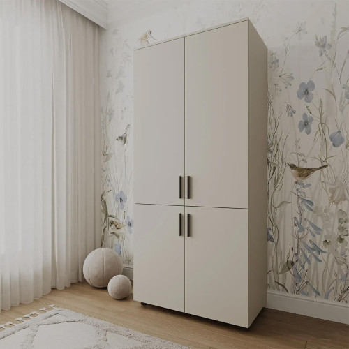 Фото шафи ТОРН 2 ДСП полиці ДОРОС (DOROS) кашемір в інтер'єрі