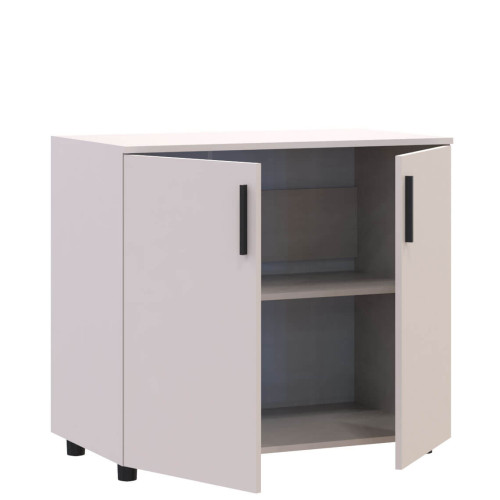 Фото тумби ТОРН 2 ДСП ДОРОС (DOROS) кашемір – вигляд збоку наповнення