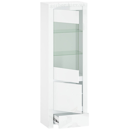 Фото витрины LINGO 1D1W1S MEBELBOS – петли дверей слева