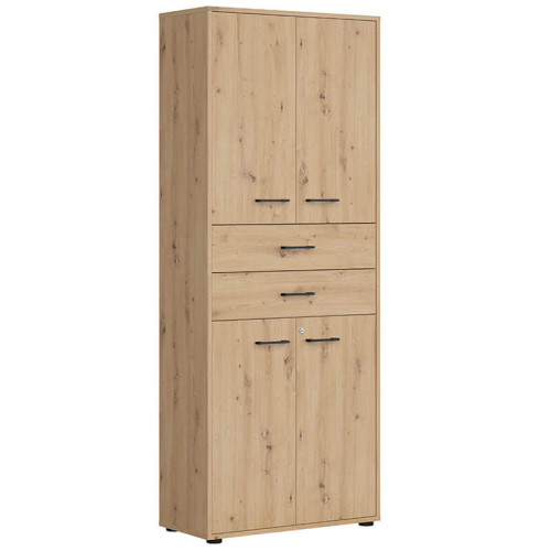Фото шкафа с замком SPACE OFFICE REG4D2S/200/Z BRW