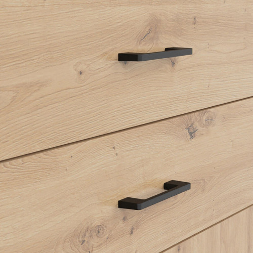 Фото шкафа с замком SPACE OFFICE REG4D2S/200/Z BRW – ручки