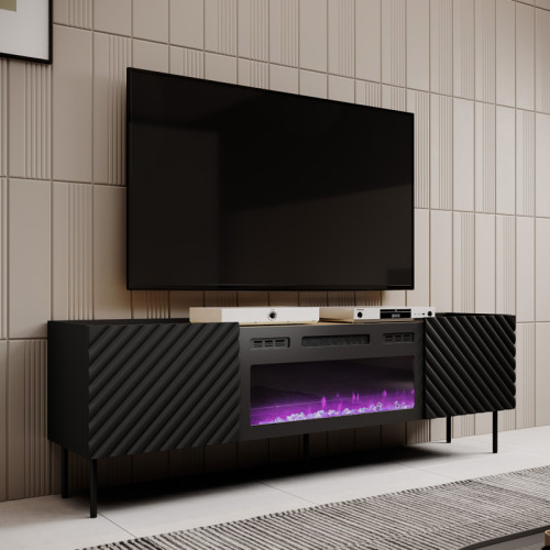 Фото тумби ТВ з електрокаміном ONDA EF CAMA MEBLE