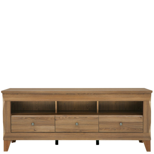 Фото тумбы ТВ BERGEN RTV3S BRW - вид спереди 