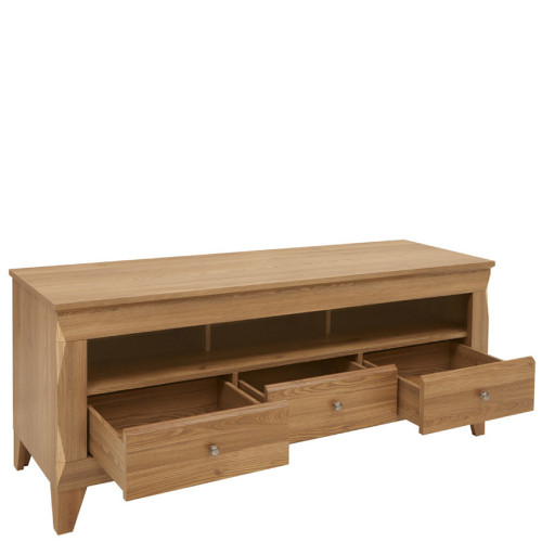 Фото наполнения тумбы ТВ BERGEN RTV3S BRW