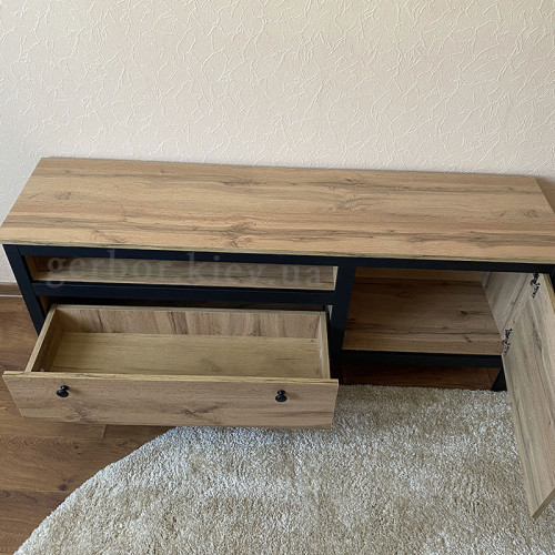 Фото тумбы ТВ LOFT 1D1S/150 MEBELBOS від покупця – вигляд зверху