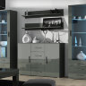 Фото комплекта мебели для гостиной SOHO 3 CAMA MEBLE серый / серый глянец