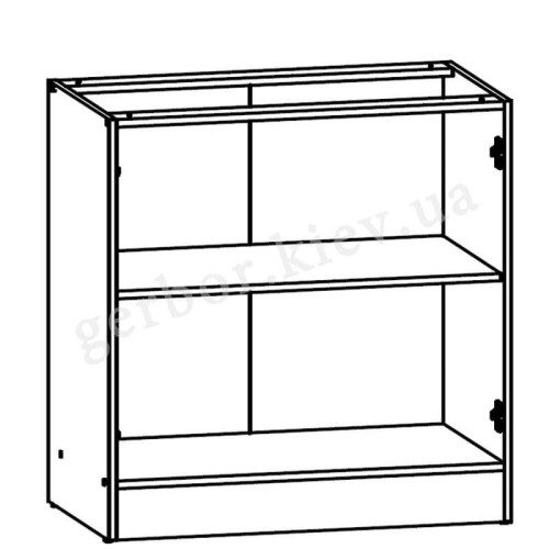 Фото тумби JUNONA LINE D2D/80/82 BBL BRW сонома – схема наповнення