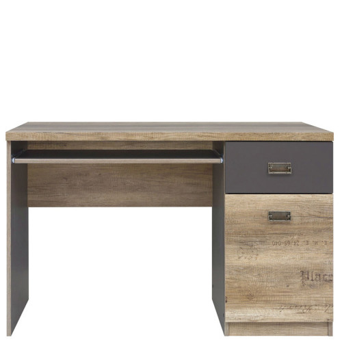 Фото письменного стола MALCOLM BIU1D1S BRW - вид спереди