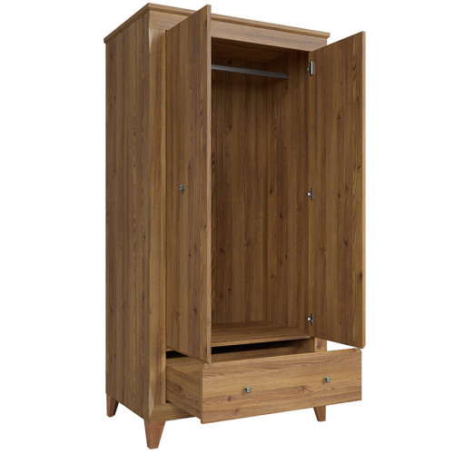 Фото наполнения шкафа BERGEN SZF2D1S BRW